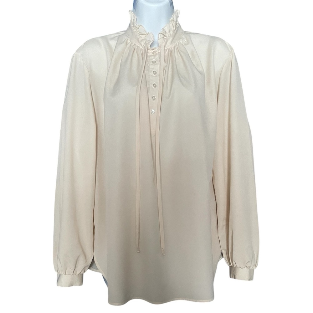 Vintage 70s cottagecore flowy blouse